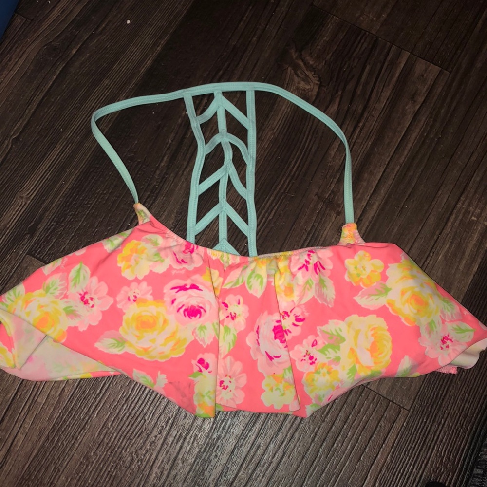 Flounce VS Pink bikini top
